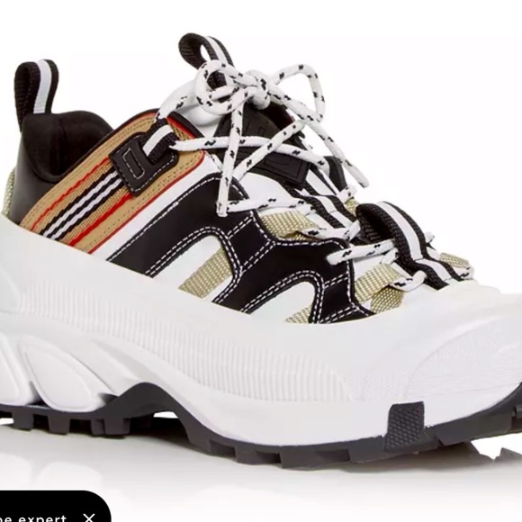Burberry Arthur Icon Stripe Low-Top Sneakers - Picture 1 of 5
